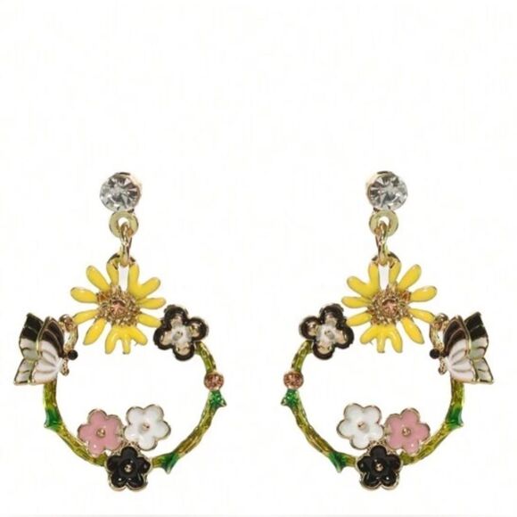 Boho dangle earrings #1097 - Picture 1 of 4